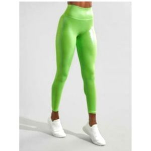 NWOT SZ M GREEN HOLOGRAPHIC ROSA LEGGINGS